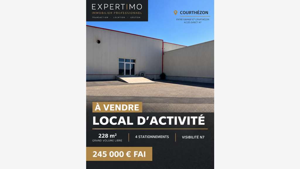 COURTHÉZON MURS PROFESSIONNELS LOCAL D'ACTIVIT