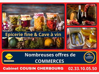 Vente épicerie fine et cave à vins à Coutances