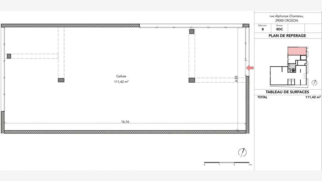 Vente local professionnel neuf 111m² à Crozon