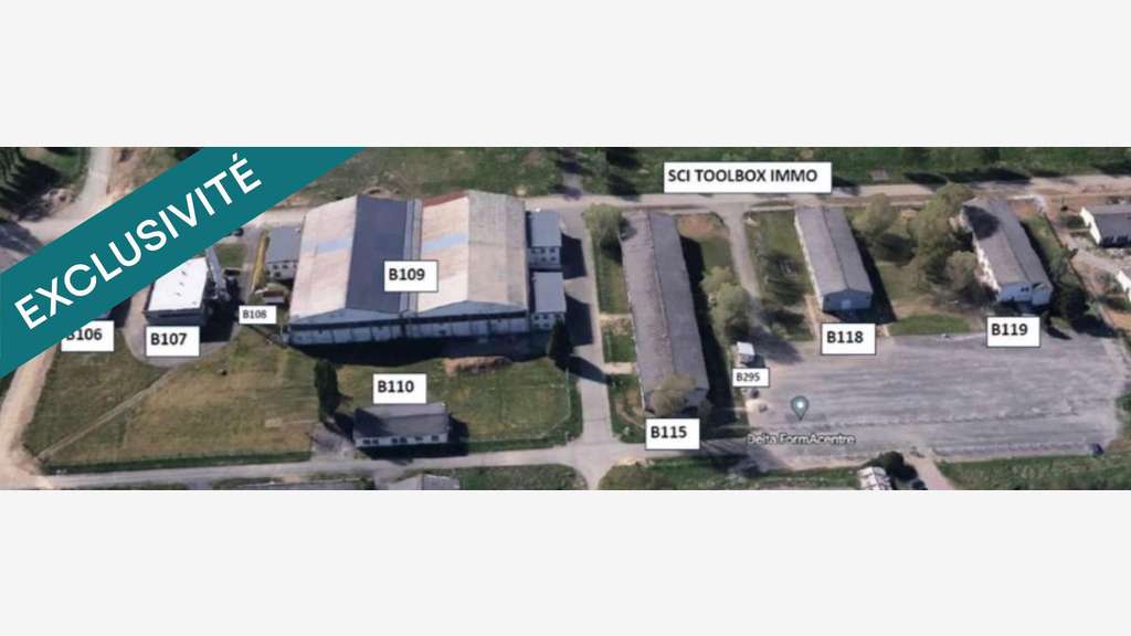Vente bâtiments de stockage 10556m² à Déols