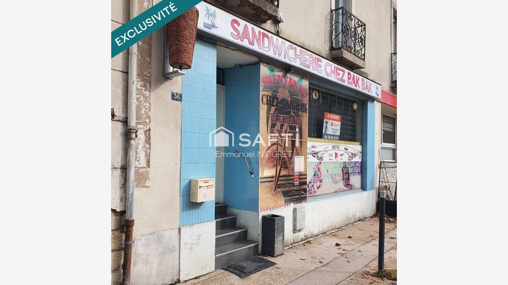 Local commercial de 54 m² à Dijon, proche gare a