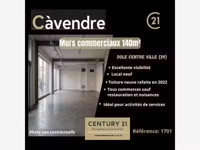 Murs commerciaux Dole centre