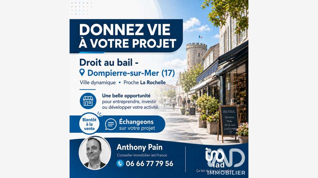 Local commercial à Dompierre-sur-Mer