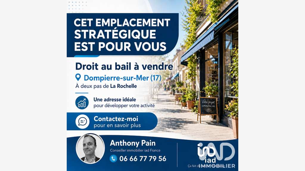 Local commercial à Dompierre-sur-Mer
