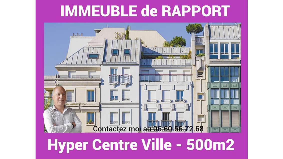 Murs immeuble 500m² hyper centre ville Dreux