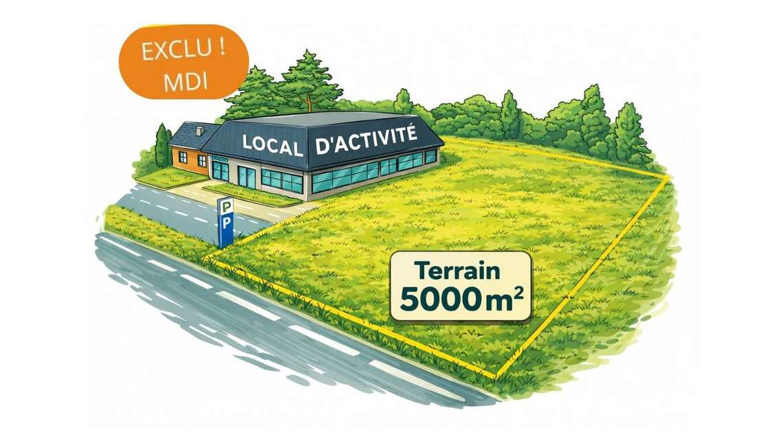 Bâtiment d'activité de 1500m² à vendre à Durtal