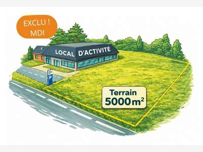 Bâtiment d'activité de 1500m² à vendre à Durtal