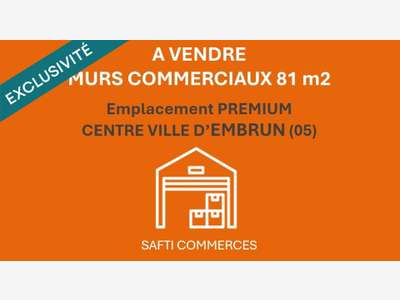 A vendre murs commerciaux empl premium à Embrun