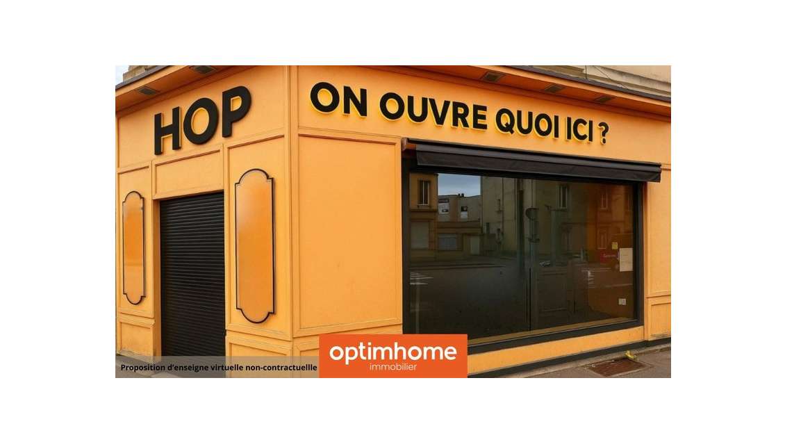 Local commercial libre - Épinal - 74 m² - Fort p