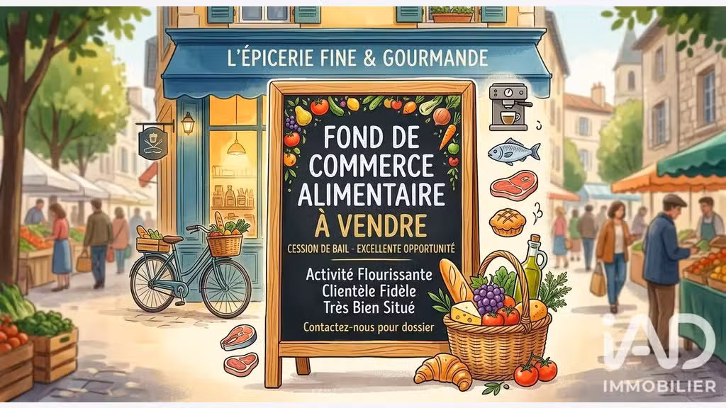 Vente local commercial de 100m² à Épône centre