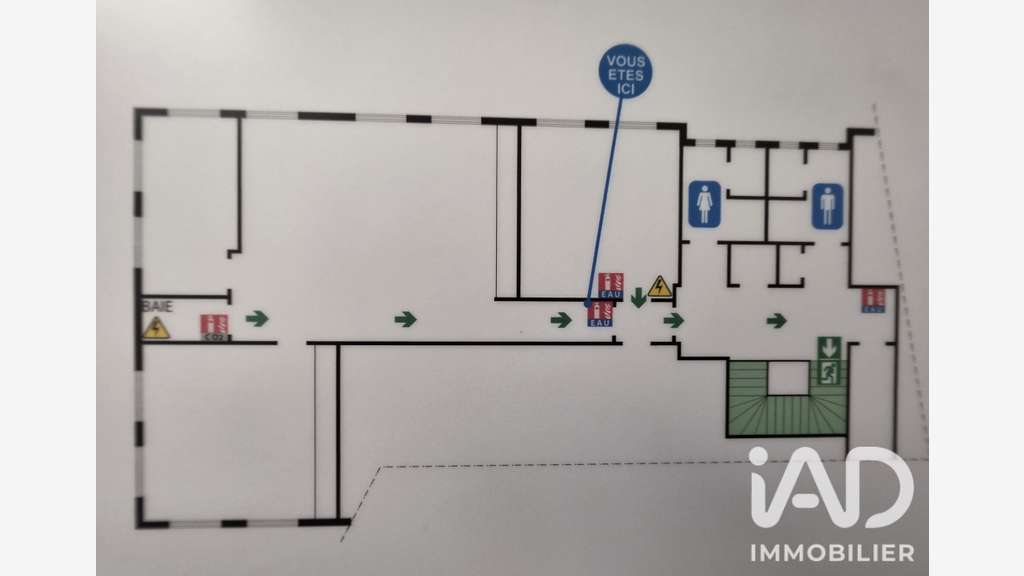 Vente bureaux clés en main 137m² à Évry