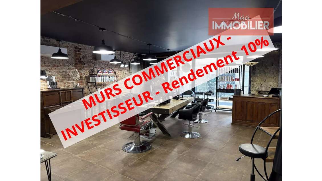 AV murs commerciaux 340m² centre ville Firminy