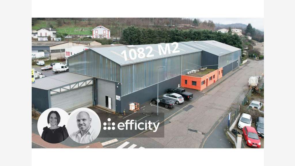 Vente bâtiment industriel récent 1082m² à Firminy