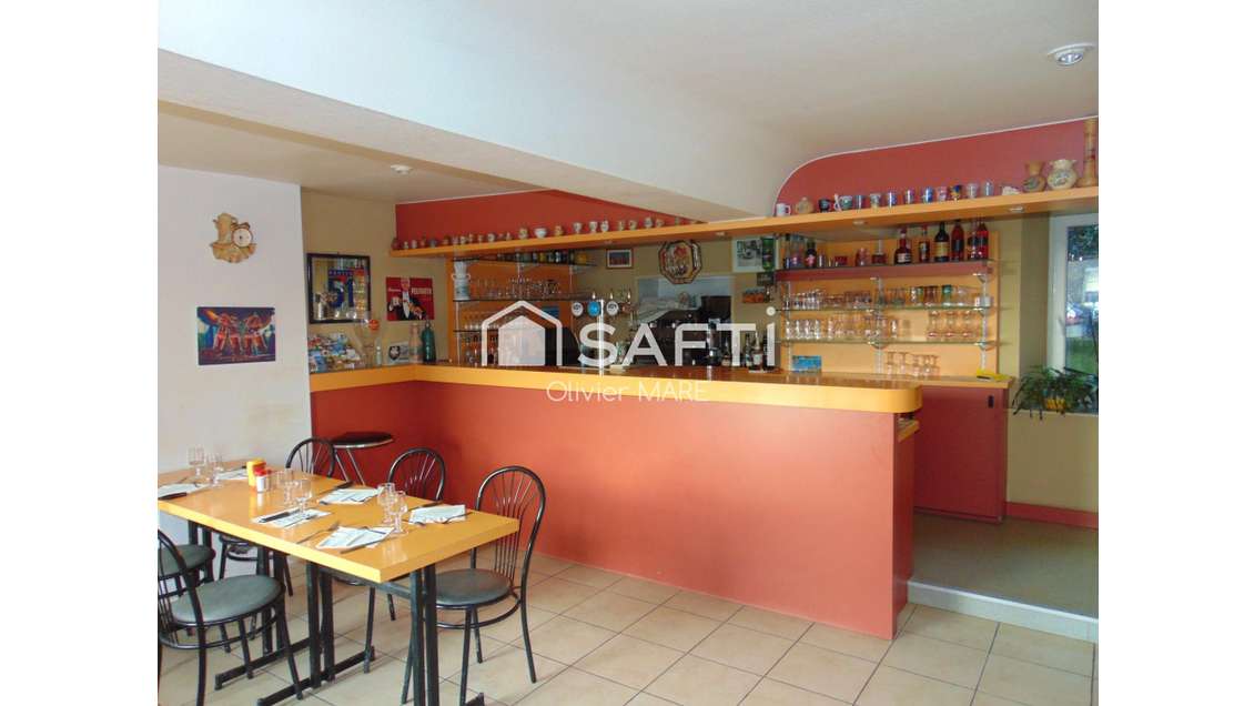 Vente local commercial 164m² restaurant/bar Flers