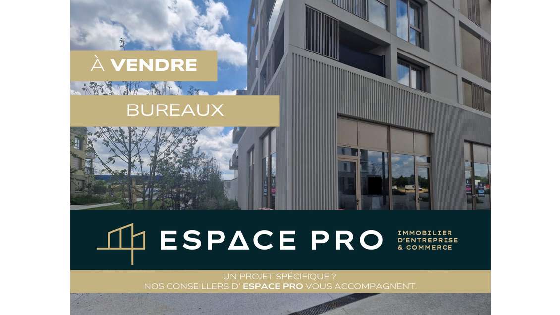 A vendre local 111m² + réserve 52m² au Sud de Caen