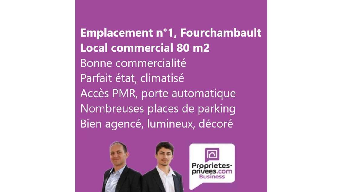 Vente local commercial 80m² empl N°1 Fourchambault