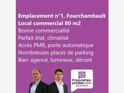 Vente local commercial 80m² empl N°1 Fourchambault
