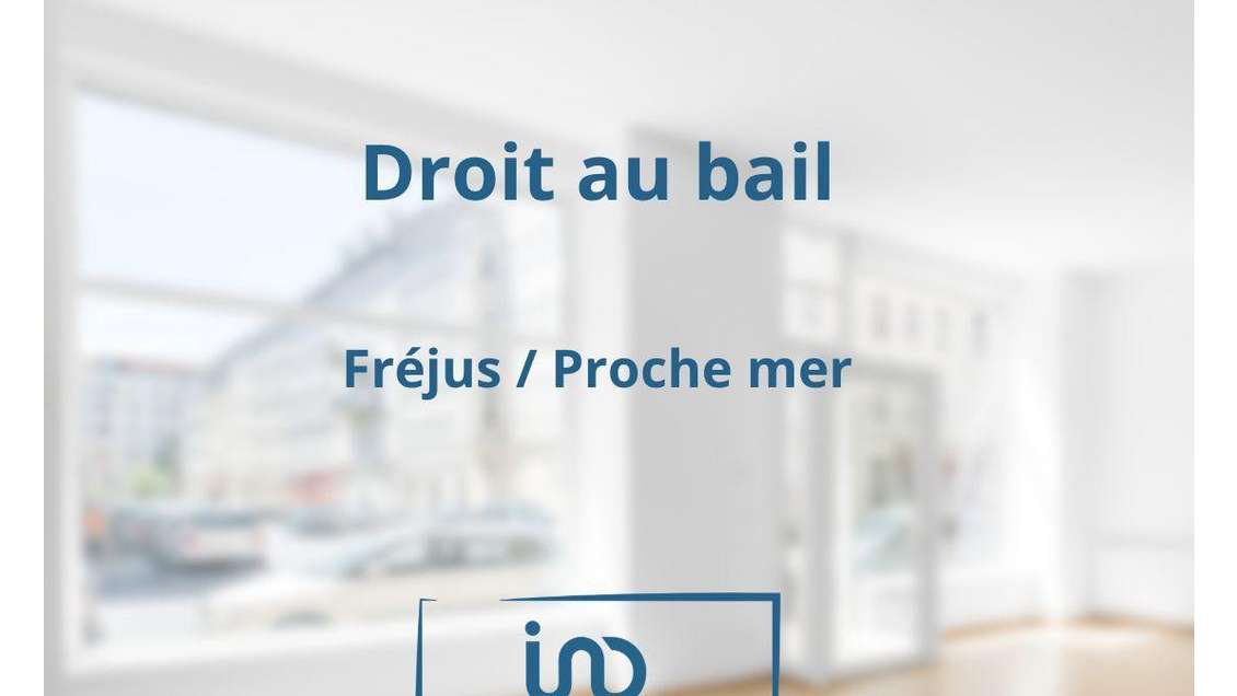 AV droit au bail 50m² proche bord de mer à Fréjus 
