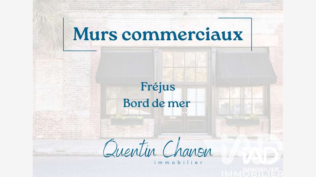 Vente murs commerciaux 42m² face mer à Fréjus
