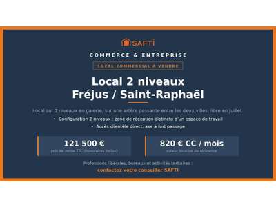 Vente Locaux commerciaux - Boutiques à Fréjus