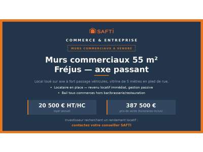 Vente Locaux commerciaux - Boutiques à Fréjus