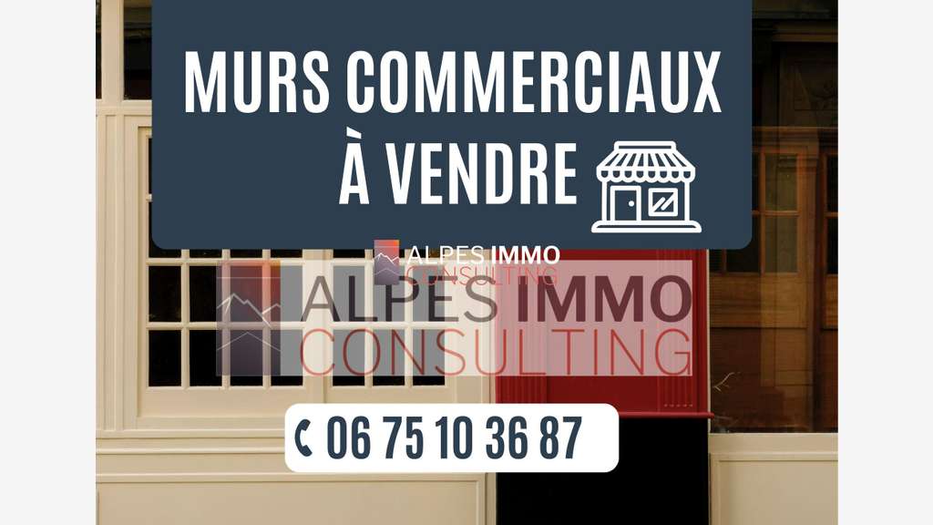 À vendre local commercial 135m² centre-ville Gap