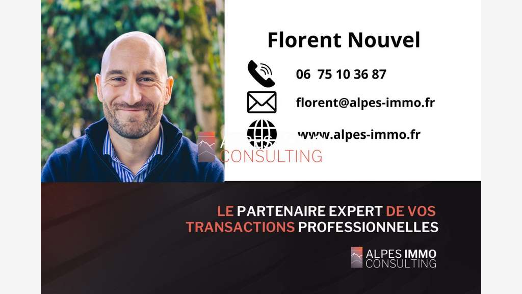 À vendre local commercial 135m² centre-ville Gap