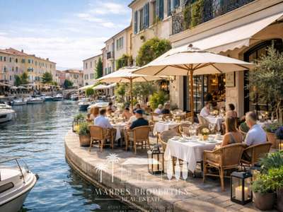 Local restauration avec terrasses à Port Grimaud