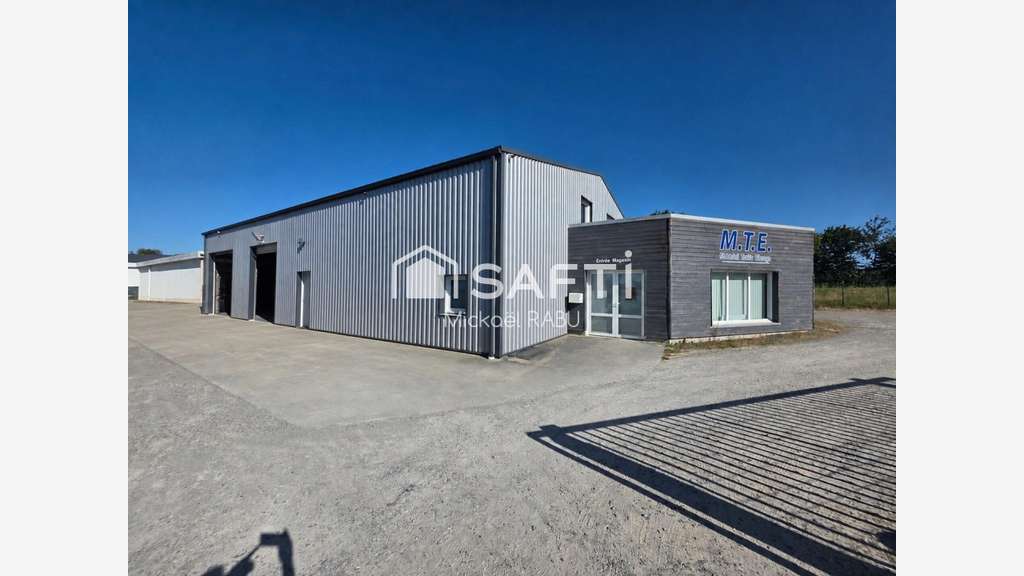 À VENDRE – LOCAL ARTISANAL AVEC BUREAUX À GUÉ