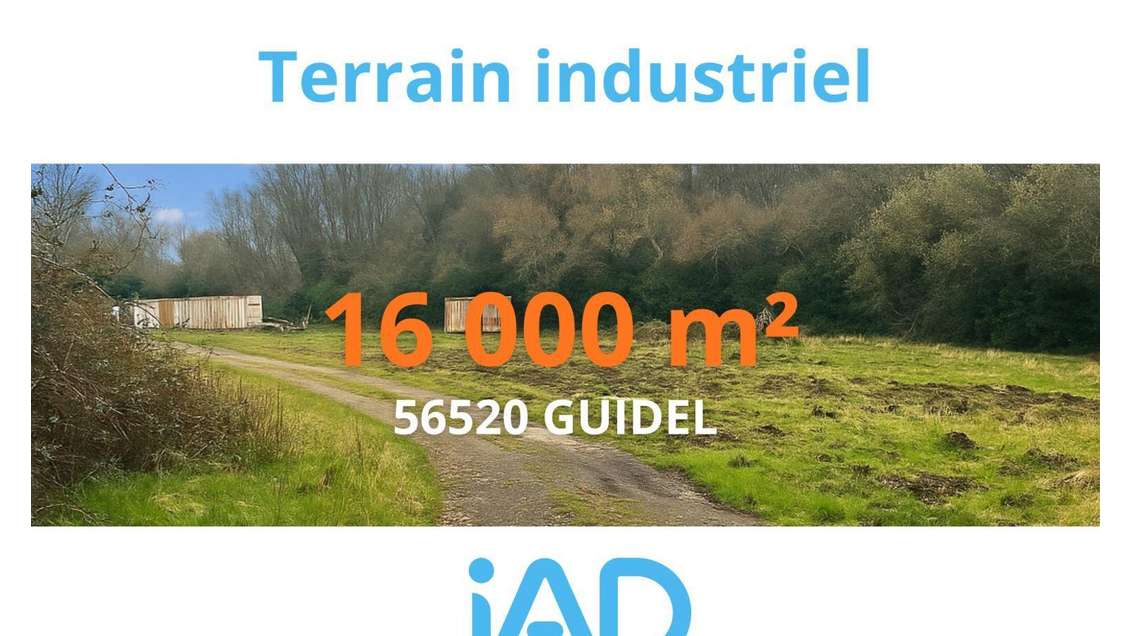 Vente terrain industriel 16000m² à Guidel Kerdudo
