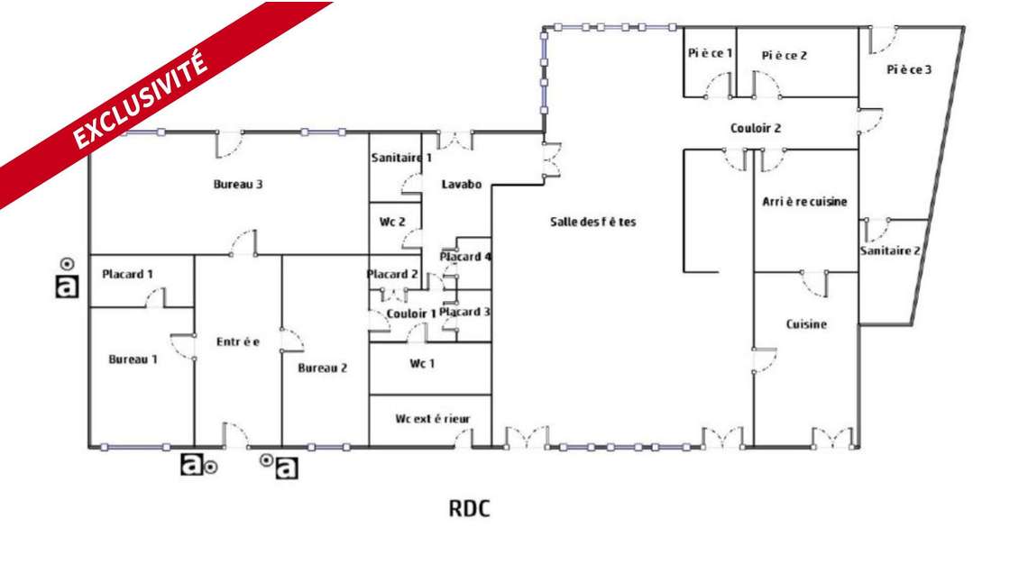 Vente immeuble 340m² à Hambers