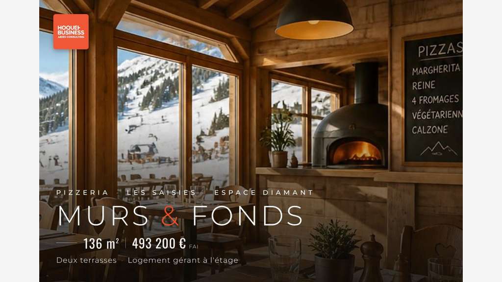 Les Saisies – Murs et fonds restaurant-pizzeria a
