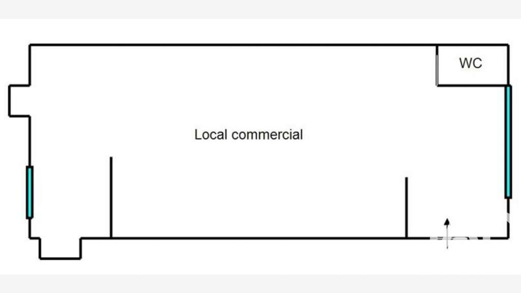 Vente local commercial 68m² hyper centre de Morez
