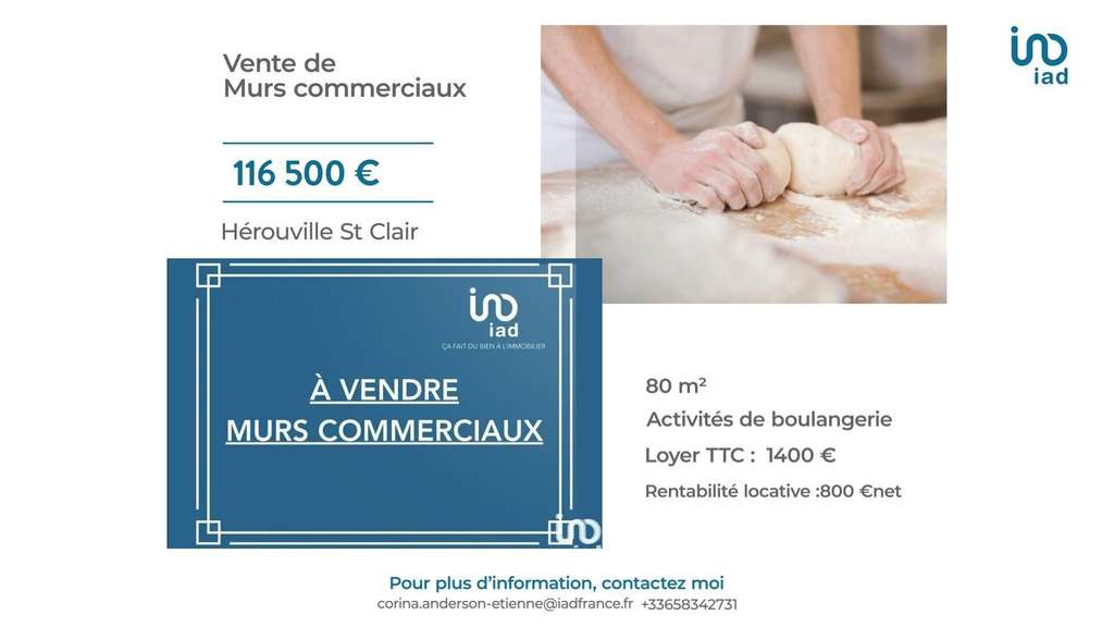 Murs commerciaux à Hérouville-Saint-Clair