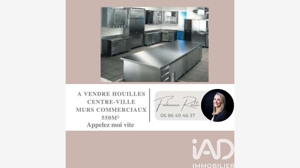 Vente murs commerciaux centre ville Houilles