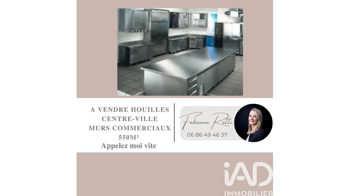 Vente murs commerciaux centre ville Houilles