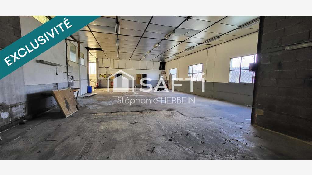 Vente local commercial 500m² Joncherey près Suisse