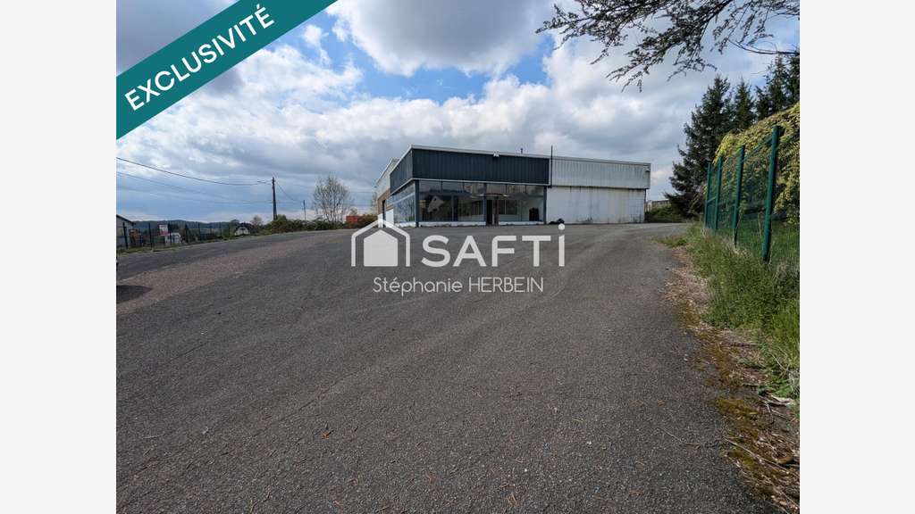 Vente local commercial 500m² Joncherey près Suisse
