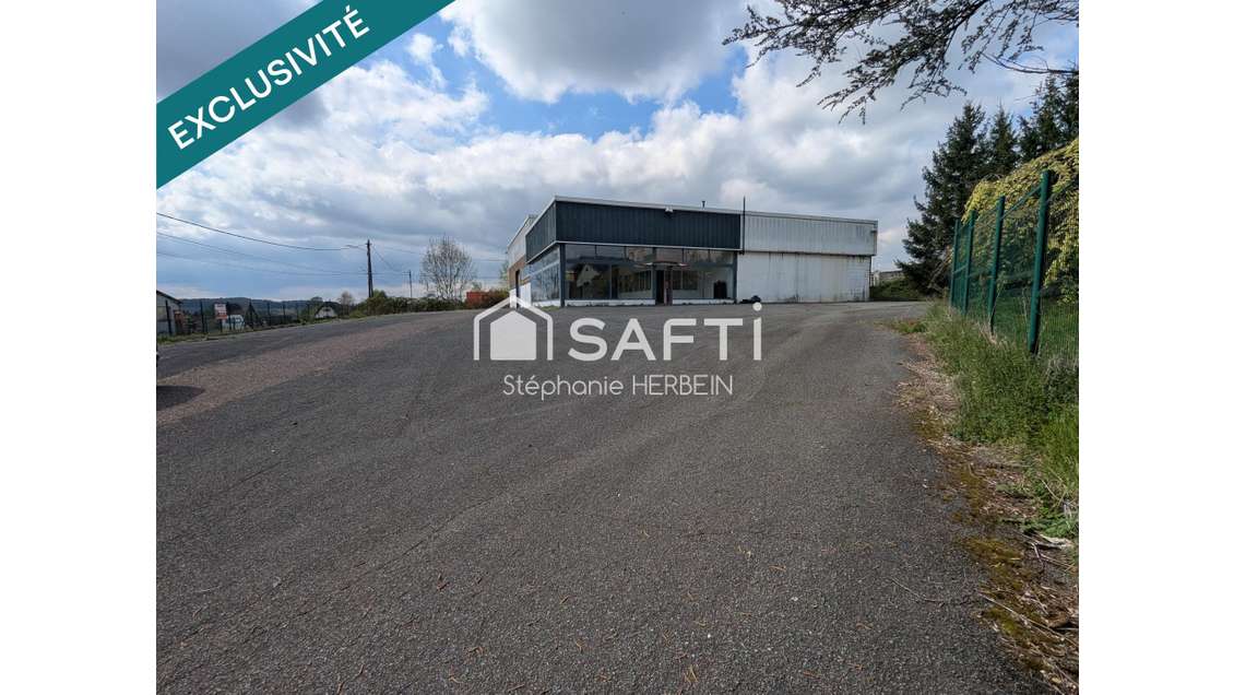 Vente local commercial 500m² Joncherey près Suisse
