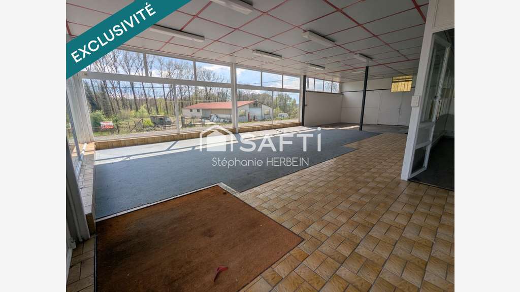 Vente local commercial 500m² Joncherey près Suisse