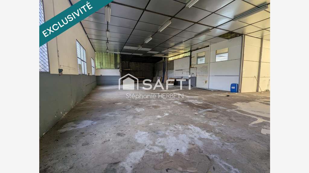 Vente local commercial 500m² Joncherey près Suisse