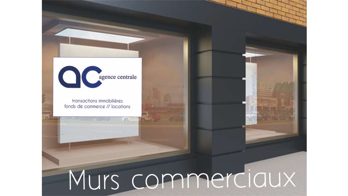 Murs commerciaux dans le centre de la Balme de