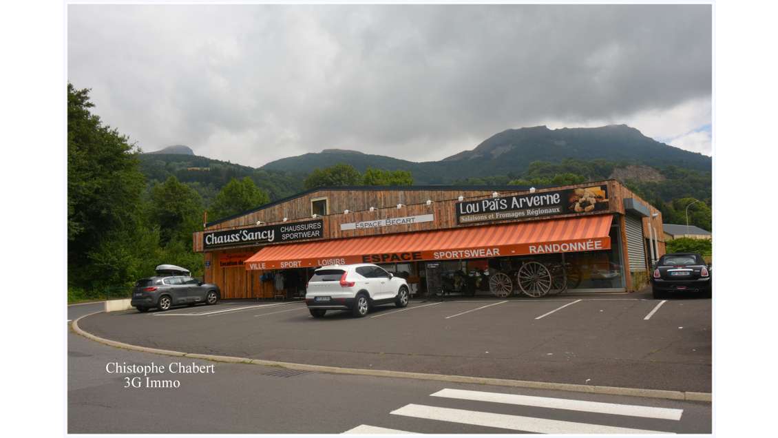 Vente murs commerciaux d'exception à La Bourboule