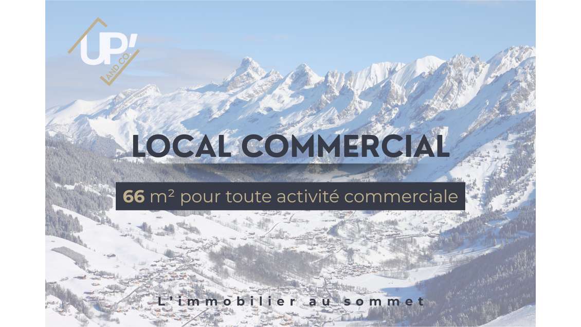 Vente local commercial de 66m² centre La Clusaz