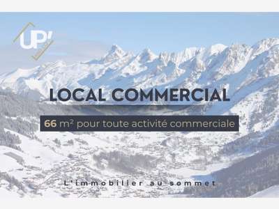 Vente local commercial de 66m² centre La Clusaz