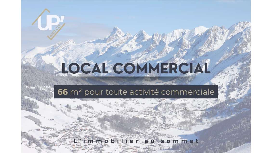 Vente local commercial 66m² en station à La Clusaz