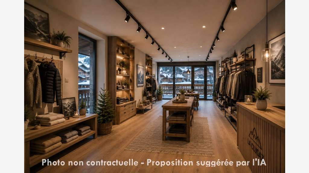 Vente local commercial 66m² en station à La Clusaz