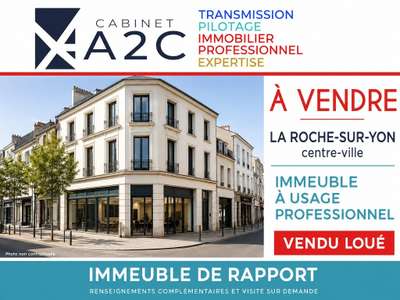 À VENDRE IMMEUBLE DE BUREAUX LOUÉ LA R