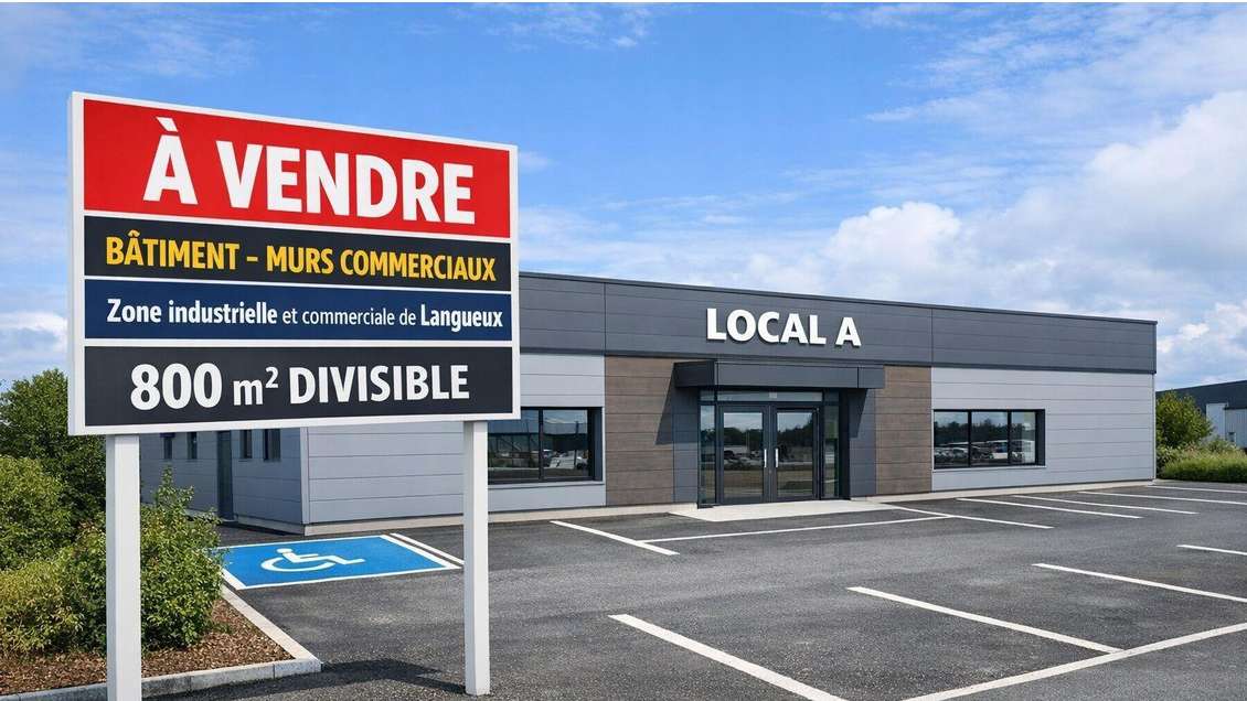 Vente murs commerciaux occupés 100m² à Lamballe