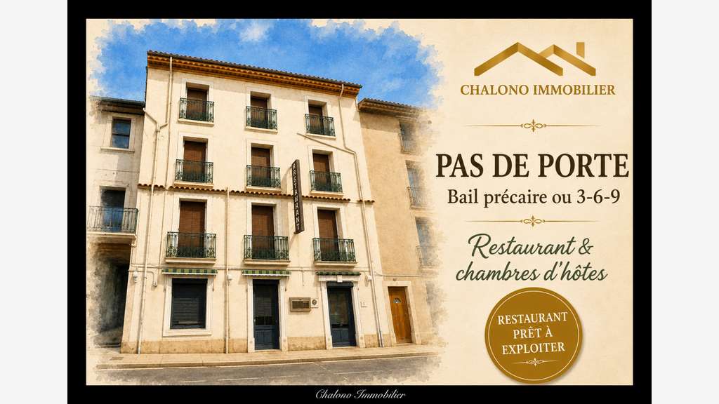 Vente pas-de-porte restaurant Le Bousquet-d'Orb